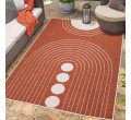 Obojstranný koberec DuoRug 5739 červený 
