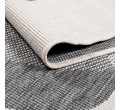 Obojstranný koberec DuoRug 5835 sivý