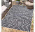 Obojstranný koberec DuoRug 5842 sivý