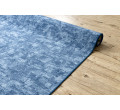 Metrážny koberec SOLID 70 BETON modrý