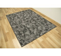 Metrážny koberec 74 tmavo sivý / čierny