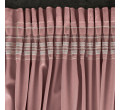 Hotový závěs D91 ROSA tmavě růžový - na pásce