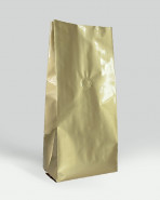 Vrecká na kávu s vnútorným ventilom 135x70x360 100ks 1000g zlaté