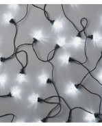 EMOS Vianočná sveteľná reťaz Šišky, 50 LED, studená biela