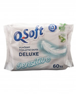Q-Soft vlhčený toaletný papier Deluxe Sensitive 60ks