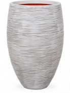 Capi Tutch Rib Vase elegant deluxe ivory 56x86 cm