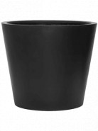 Fiberstone bucket black L 70x60 cm
