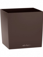 Lechuza Cube Premium Single planter espresso 40x40x40 cm