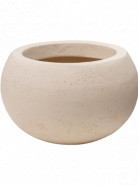 Polystone Plain Bowl Natural 17x11 cm