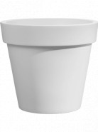 Rotazionale Easy Round Pot White 25x22 cm