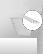 Ukončovacie lišty na podkrovné schody LXL - PVC biela