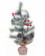 MagicHome Stromček vianočný ozdobený 36 cm
