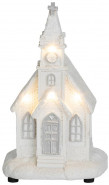 MagicHome Dekorácia Kostol biely 4 LED