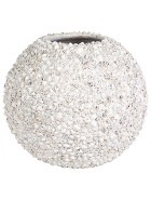 Beach planter shell white 60x60 cm