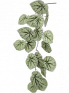 Umelá rastlina Begonia branch grey 25x110 cm