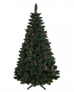 ROY Vianočný stromček borovica klasická so šiškami De Lux, 150 cm
