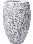 Kvetináč Capi Nature Clay Vase elegant deluxe biely béžový 45x72  cm