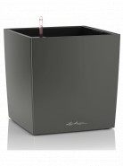 Kvetináč Lechuza Cube Premium All-in-One set antracit 50x50x50 cm
