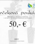 Darčeková poukážka 50 Eur