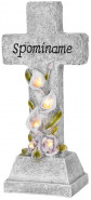 MagicHome Dekorácia Kríž na hrob solar LED