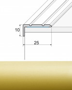 EFFECTOR Schodová lišta A31 Zlatá 270 cm