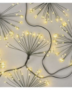 EMOS Vianočná reťaz sveteľné trsy 450 LED 8m teplá biela