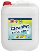 CleanFit ETYLALKOHOL 70% gél s vôňou sviežich citrónov