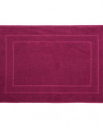EUROFIRANY Kúpeľňový koberček CALEB s pásikom, bavlna, fialový 50x70cm