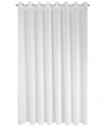 EUROFIRANY Záclona Angela, na krúžky, 400 x 250 cm, biela