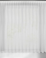 EUROFIRANY Záclona Tonia s riasiacou páskou 400 x 300cm biela