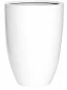 Kvetináč Fiberstone Ben L biely lesklý 40x55 cm