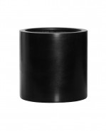 Kvetináč Fiberstone glossy black PUK čierny lesklý (stredný) 20x20 cm