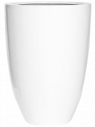Kvetináč Fiberstone Ben XL biely lesklý 52x72 cm