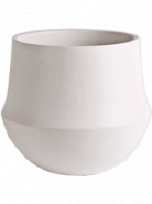 D&M Indoor pot fusion white 32x31 cm