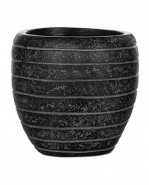 Capi Nature Row Vase elegant II black 10x10 cm