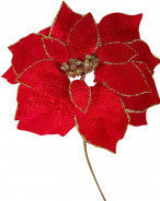 MagicHome Vianoce Kvet Poinssetia červená