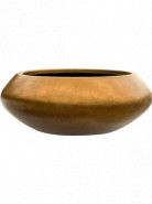 Metallic Silver leaf Bowl ufo matt honey zlatý 40x15 cm