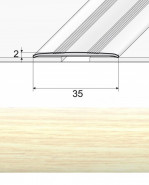 EFFECTOR Prechodová lišta A08  Sosna Biela 93cm