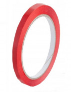 PVC páska pre uzatvárače vrecúšok 9mm Červená 5ks
