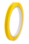 PVC páska pre uzatvárače vrecúšok 9mm Žltá 5ks