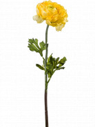 Umelý kvet Ranunculus žltý 53 cm