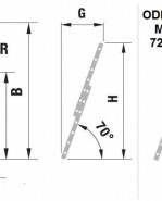 Rebrík dvojdielny výsuvný 7209 2x9 priečok, 2,56m / 4,26 m