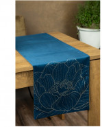 EUROFIRANY Štóla na stôl BLINK 35x220 modrá