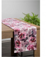 EUROFIRANY Behúň na stôl VELVET 35x140cm ružový