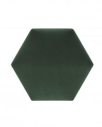 STEGU Čalúnený nástenný panel Mollis Hexago ME27 17x17 cm petrolejový