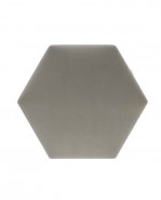 STEGU Čalúnený nástenný panel Mollis Hexago ME30 17x17 cm sivý