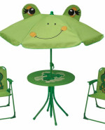 STREND PRO Detský set žaba, so slnečníkom, zelená