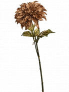 Umelý kvet dahlia zlatá 75 cm