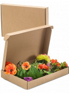 Bouquet - Darčekový box umelých kvetov mix farieb 35 cm