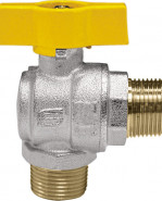 VENUS 1073G264 Guľový rohový ventil na plyn M/M 1/2", DN 15, T-páka